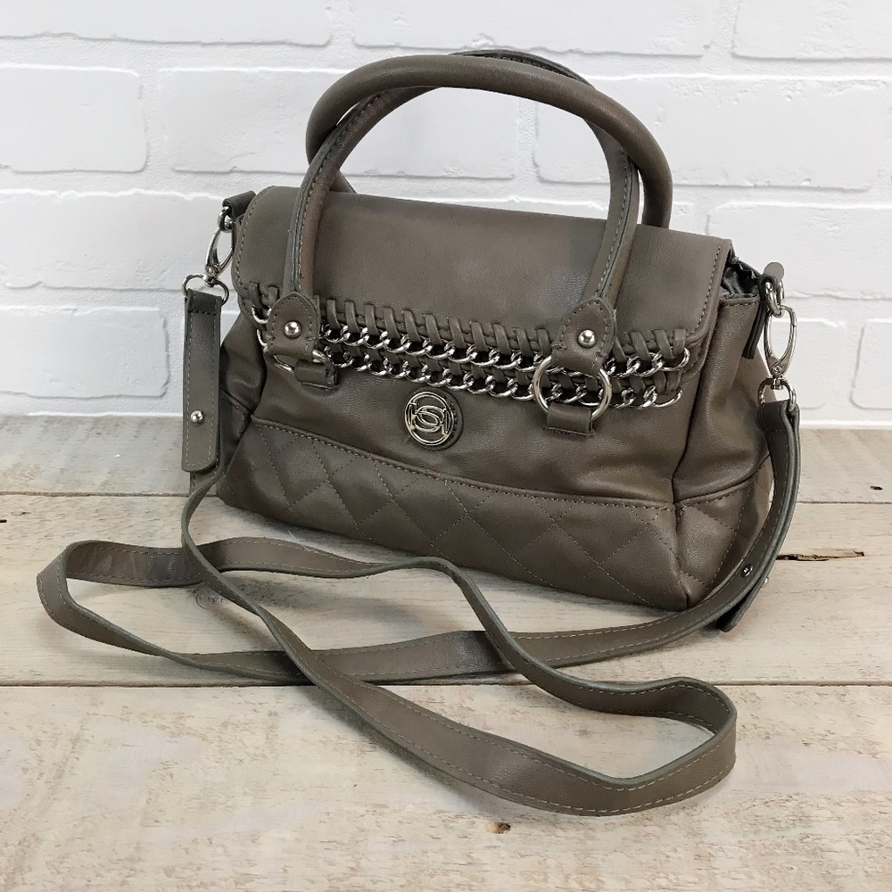 BEBE Quilted Satchel